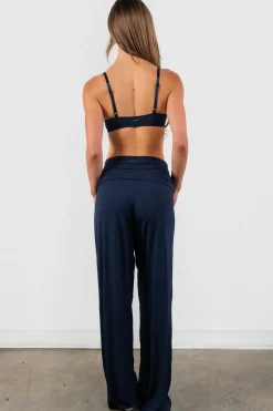 Vitality Float Rib Foldover Pant - Oxford