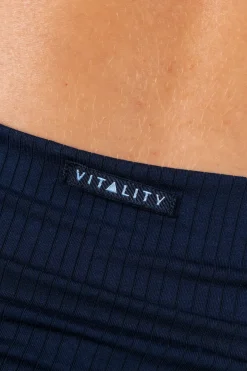 Vitality Float Rib Foldover Pant - Oxford