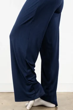 Vitality Float Rib Foldover Pant - Oxford