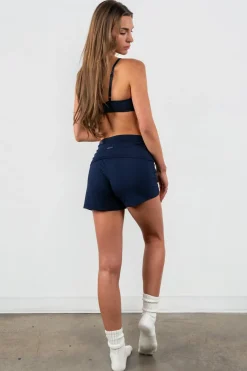 Vitality Float Rib Foldover Short - Oxford