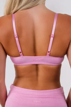 Vitality Float® Rib V Bralette - Pink Frosting