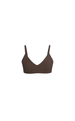 Vitality Float V Bralette - Cocoa