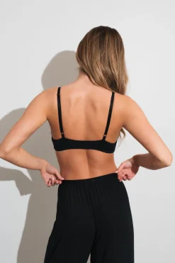 Vitality Float V Bralette - Midnight