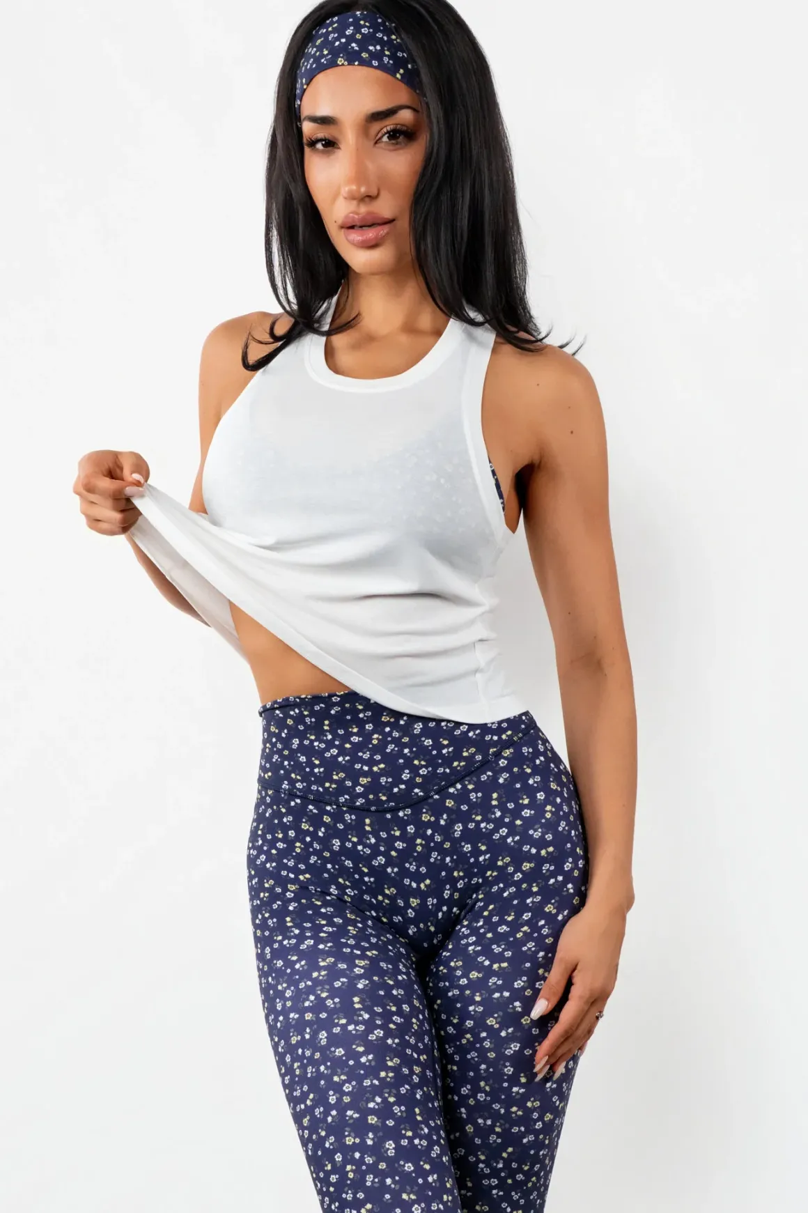Vitality Flow Racer Tank - Snow