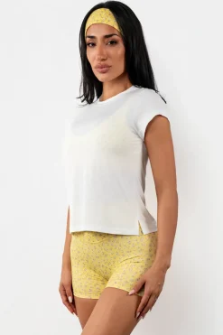 Vitality Flow Simple Tee - Snow