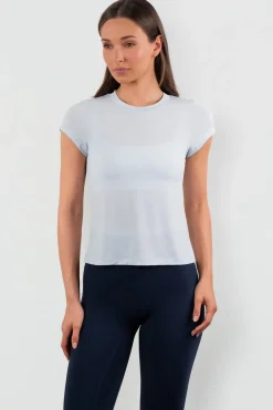 Vitality Flow Simple Tee - Steel