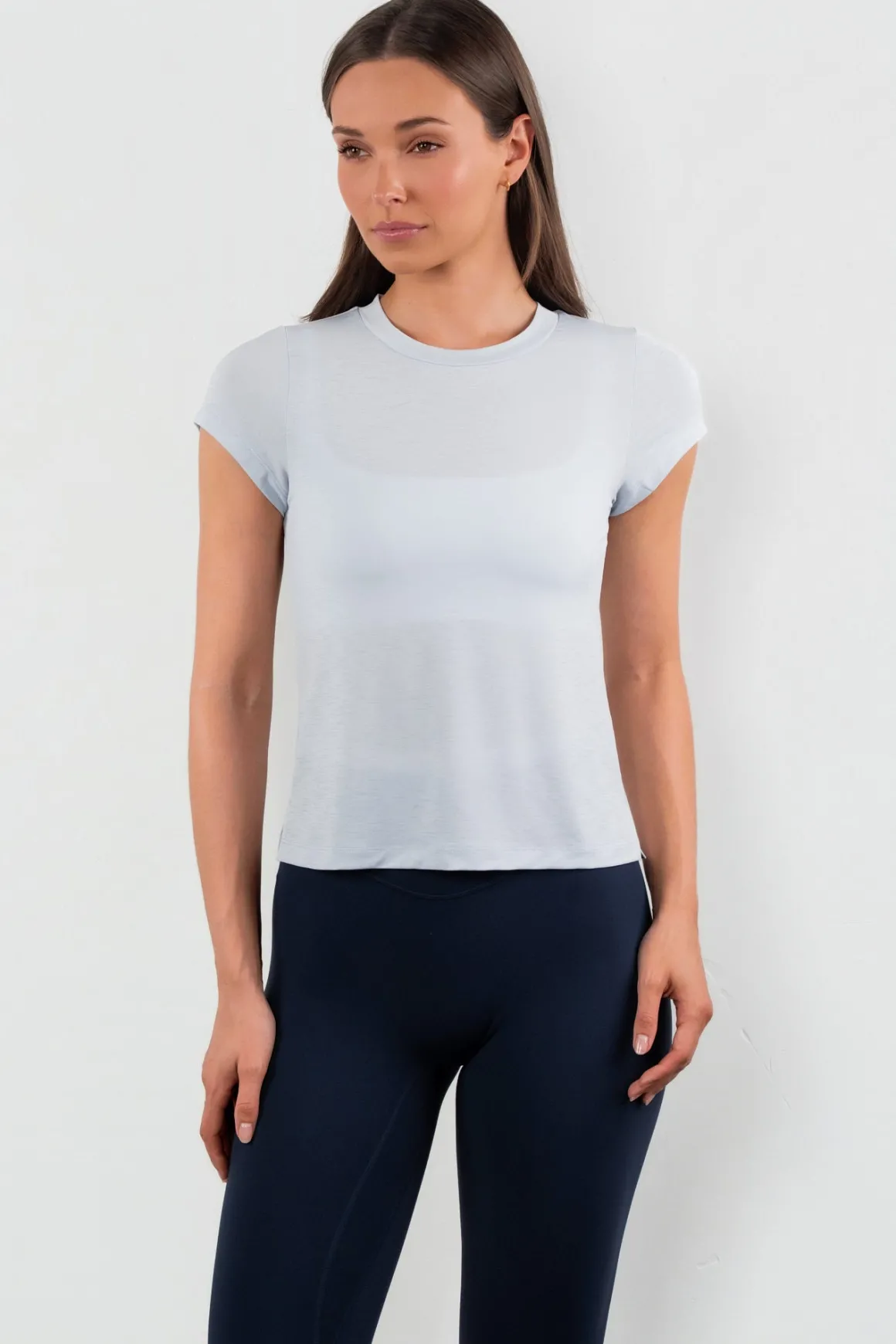 Vitality Flow Simple Tee - Steel