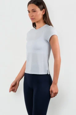 Vitality Flow Simple Tee - Steel