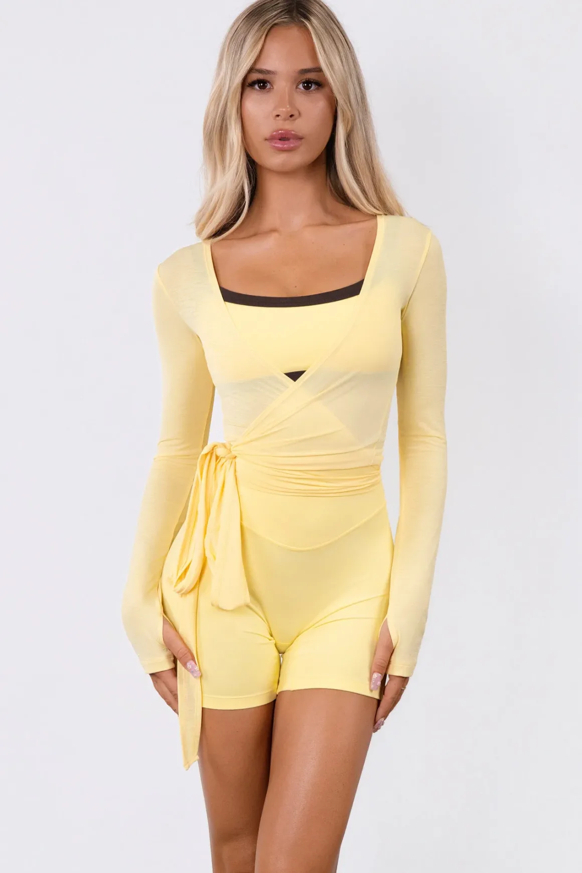 Vitality Flow Wrap Top - Vanilla