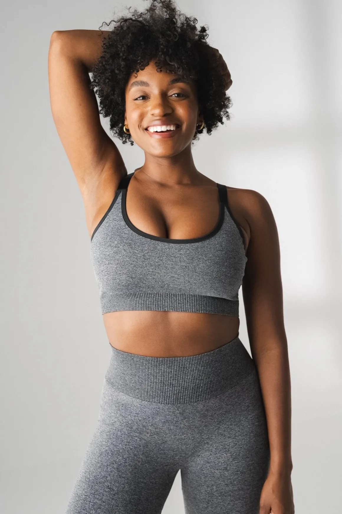 Vitality Formation Scoop Bra - Midnight Heather
