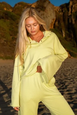Vitality Homebody® Bell Sleeve Hoodie - Pear Washed