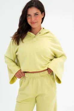 Vitality Homebody® Bell Sleeve Hoodie - Pear Washed