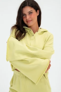 Vitality Homebody® Bell Sleeve Hoodie - Pear Washed