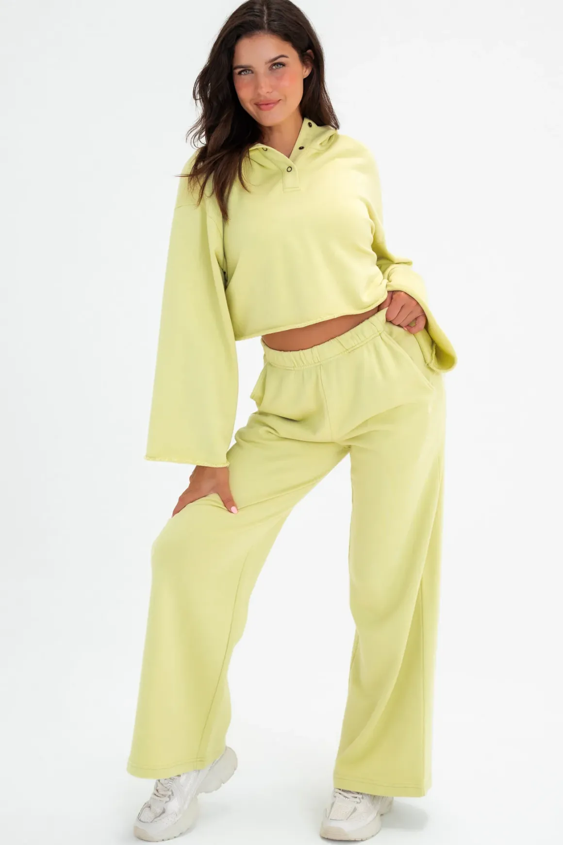 Vitality Homebody® Wide Leg Trouser - Pear Washed