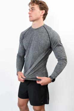 Vitality Kinetic® Long Sleeve Tee - Midnight Marl
