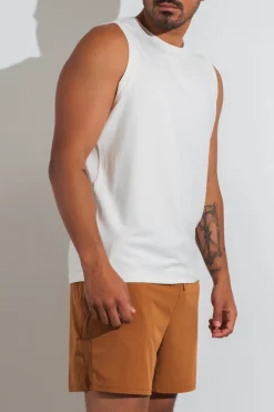 Vitality Motive Men's Crew Tank - Oat