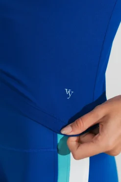 Vitality Motive® Scoop Tee - River Contrast