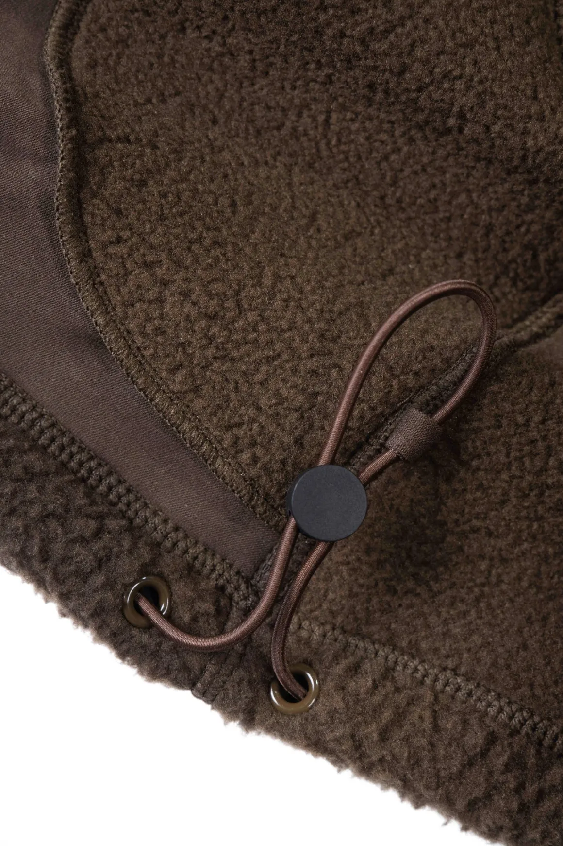 Vitality Polar Fleece Cropped Vest - Toasted Walnut