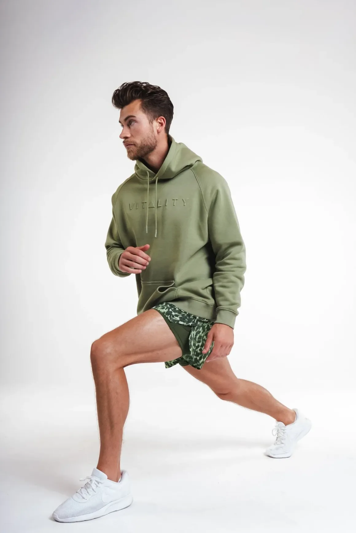 Vitality Prime® Sport Short 5" - Olive Feline