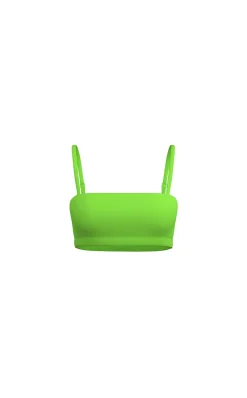 Vitality Pulse® Bandeau Bra - Neon Green