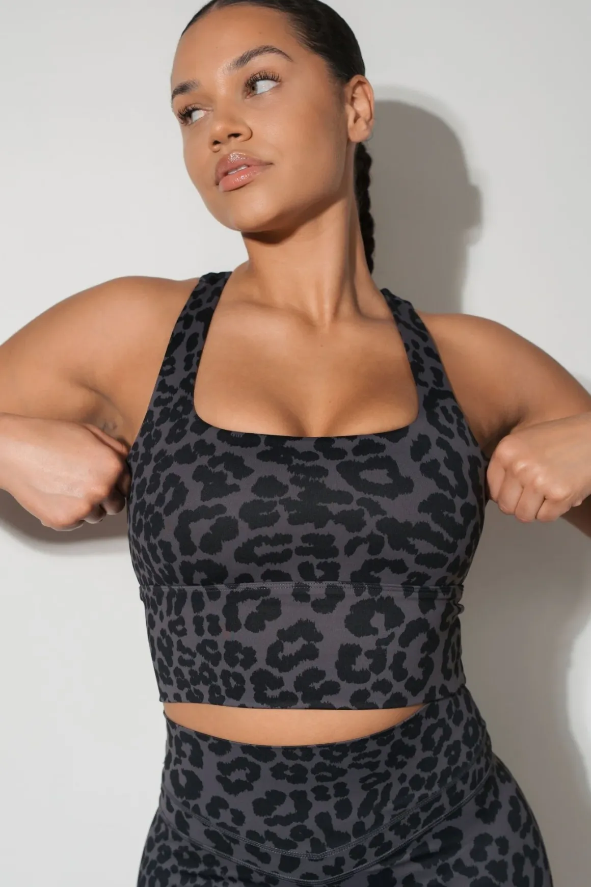 Vitality Pulse® Racer Longline - King Cheetah Midnight