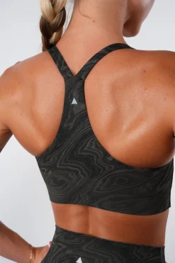 Vitality Pulse® Strappy Racer Bra - Woodgrain