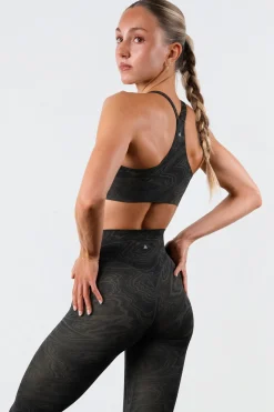 Vitality Pulse® Strappy Racer Bra - Woodgrain