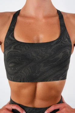 Vitality Pulse® Strappy Racer Bra - Woodgrain