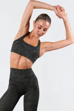 Vitality Pulse® Strappy Racer Bra - Woodgrain