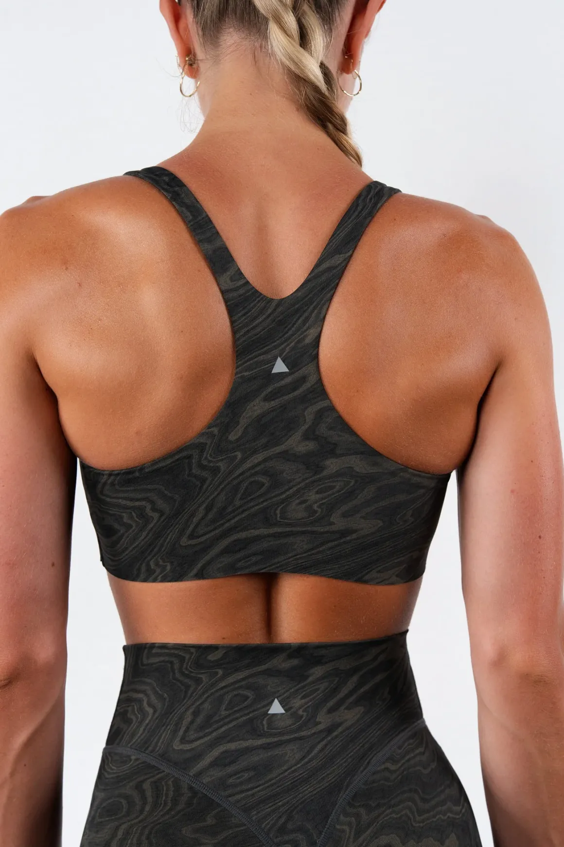 Vitality Pulse® Zip Bra - Woodgrain