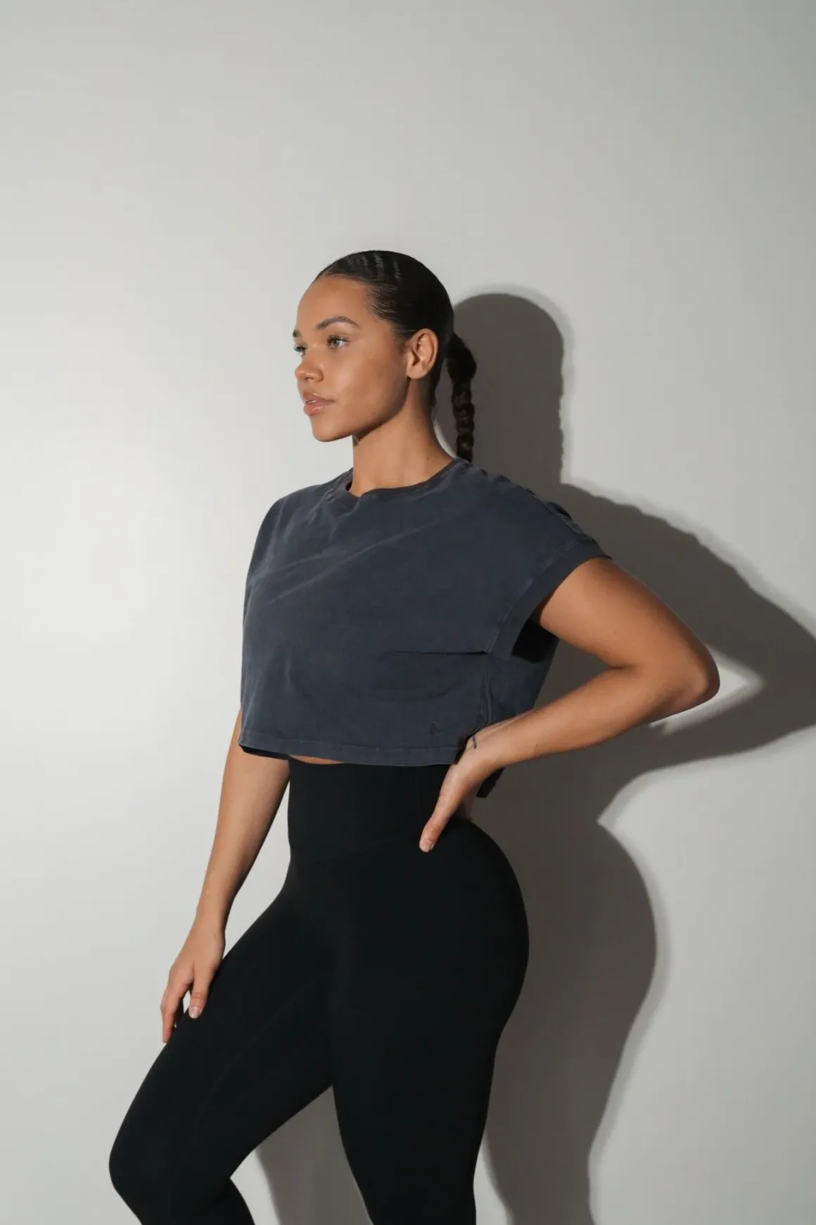 Vitality Retro® Boxy Tee - Iron Washed