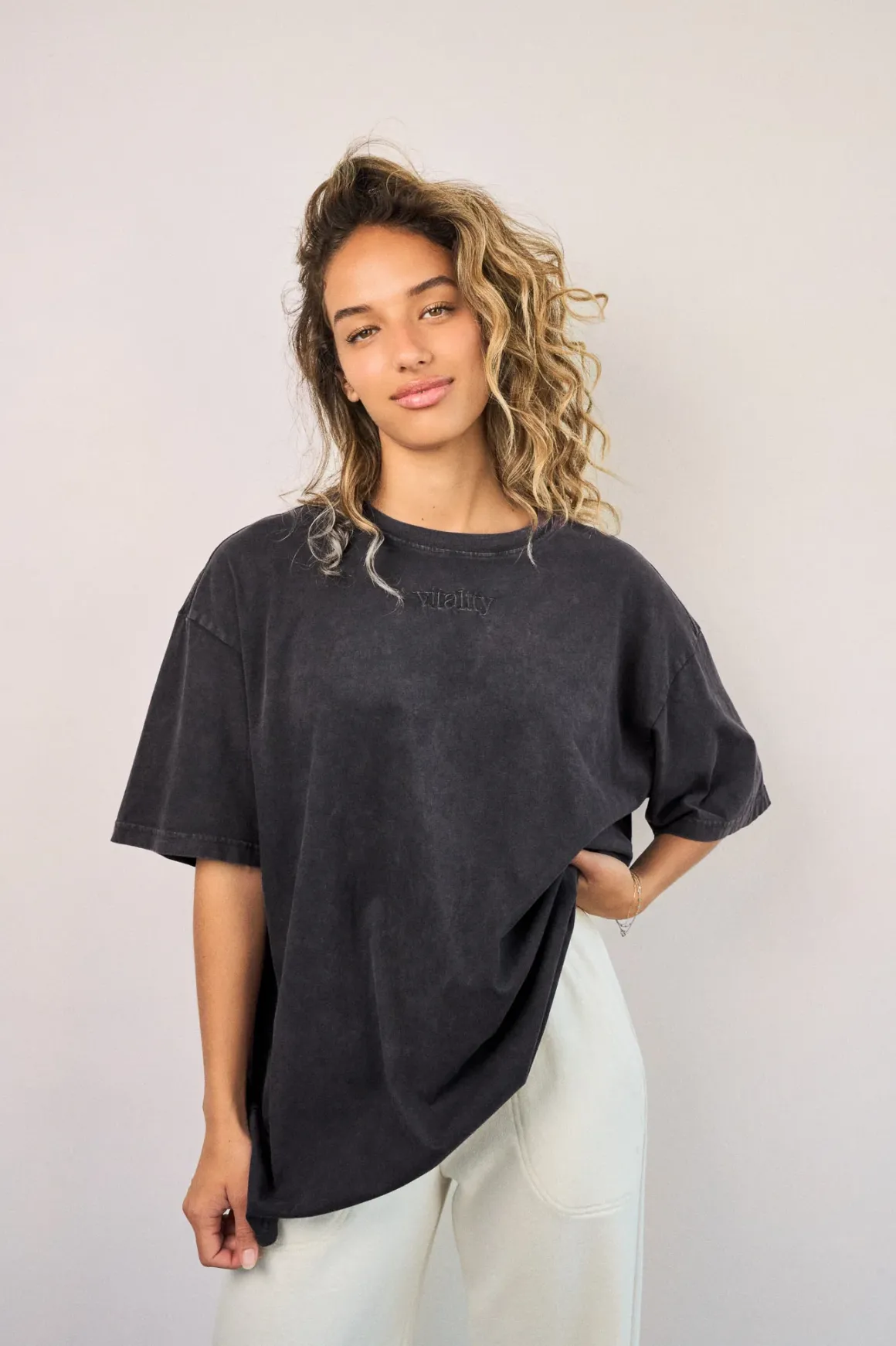 Vitality Retro® Uni Tee - Iron Washed
