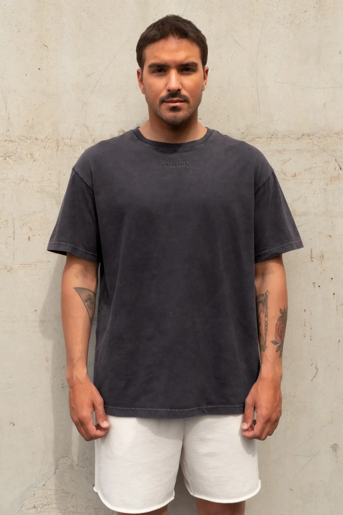 Vitality Retro® Uni Tee - Iron Washed