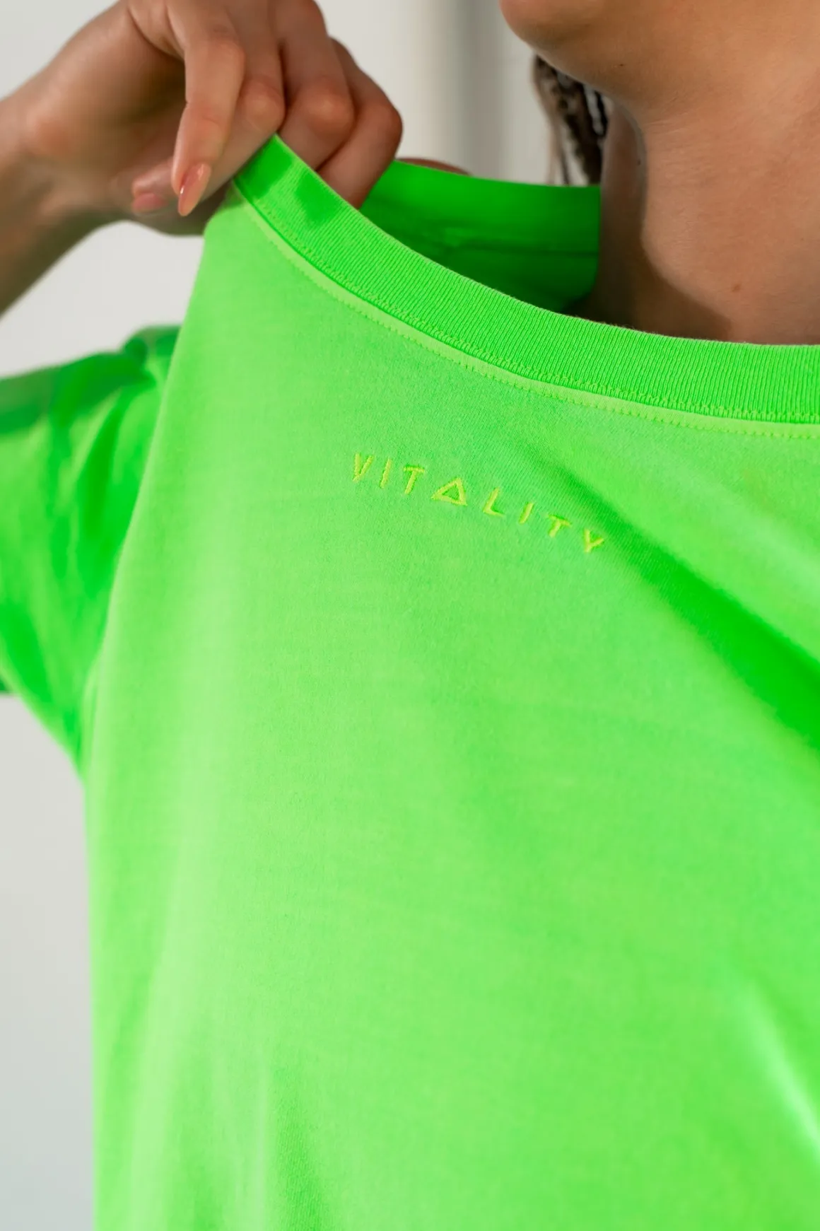 Vitality Retro® Uni Tee - Neon Green