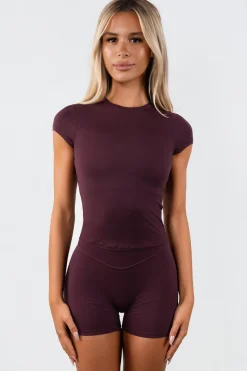 Vitality Sportlite Tee - Wine