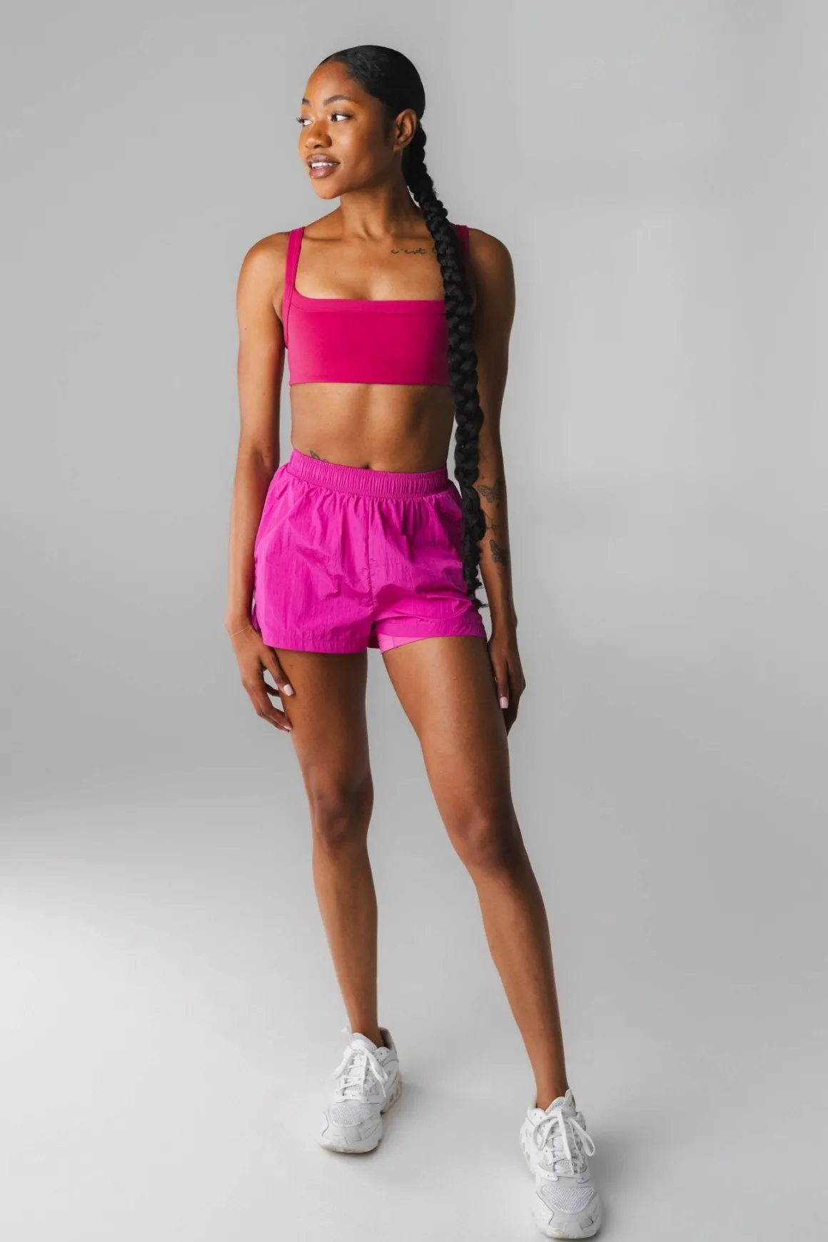 Vitality Surface Run Short - Fuchsia