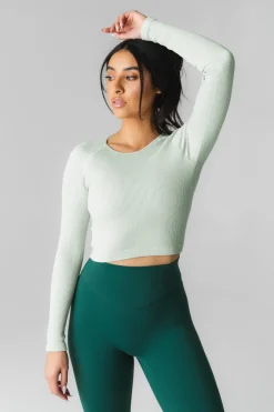 Vitality Synergy® Open Back Long Sleeve - Mint