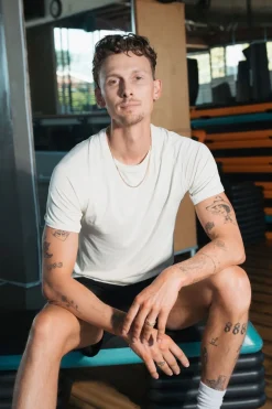 Vitality Vent Men's Crew Tee - Oat