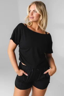 Vitality Versa® Slouch Tee - Midnight