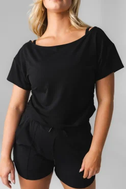 Vitality Versa® Slouch Tee - Midnight