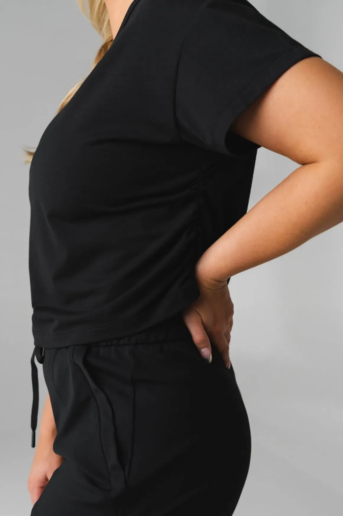 Vitality Versa® Slouch Tee - Midnight