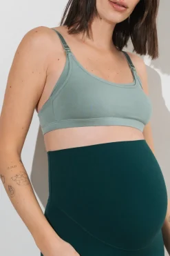 Vitality Vital® Maternity Scoop Bralette - Thyme