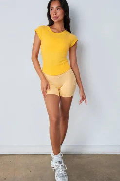 Vitality Whisper Raglan Tee - Mango