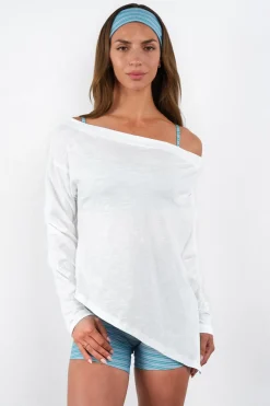 Vitality Whisper Slouch Long Sleeve - Snow