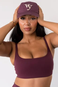 Women's Baseball Hat - Wine