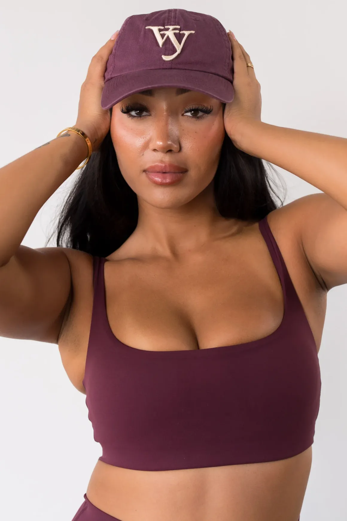 Women's Baseball Hat - Wine